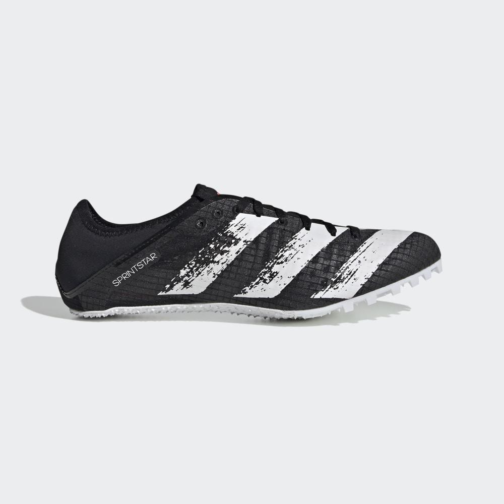 Adidas Men's Sprintstar Track Spikes Black/White/Coral Ireland EG1199